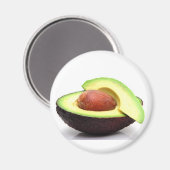 Sliced Avocado Magnet (Vorderseite/Rückseite)