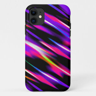 Sliced Neon Striped Animal Print Multicolored Hot Case-Mate iPhone Hülle