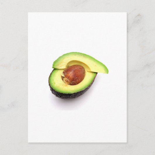Sliced Open Avocado Postkarte (Vorderseite)