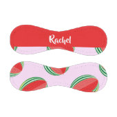 Sliced watermelon pattern on pink baseball (Paneele)