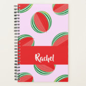 Sliced watermelon pattern on pink planer (Vorderseite)
