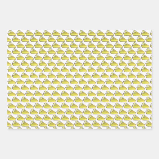 Slices Apple Blueberry Key Limone Fruchtkuchen Stü Geschenkpapier Set (Vorderseite 2)