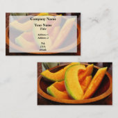 Slices Cantaloupe Visitenkarte (Vorne/Hinten)