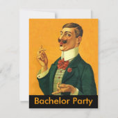 Slick Dapper Snapper ~ Bachelor Party Einladung (Vorderseite)