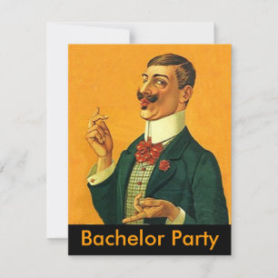 Slick Dapper Snapper ~ Junggesellenabschied Einlad Einladung