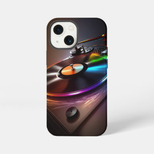 Slick DJ Plattenspieler dreht Vinyl-Schallplatten iPhone 13 Mini Hülle