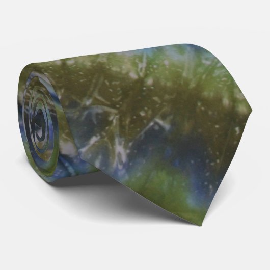 Slick Green Gefärbte Krawatte (Gerollt)