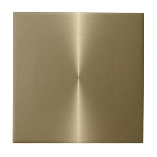 Slick Metallische Imitat Gold Stainless Steel Look Fliese (Vorderseite)