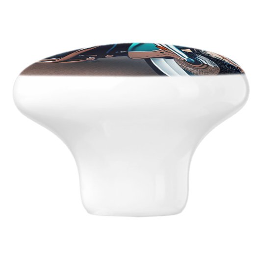 Slick Motorrad Keramikknauf (Seitenansicht)