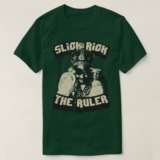 Slick Rick Old School Hip Hop T-Shirt (Design vorne)
