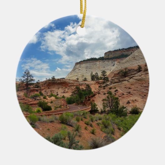 Slick Rock Zion Nationalpark Utah Ornament (Vorne)