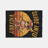 Slide in Vicente Funny Funny Cat Baseball Sunset V Fleecedecke (Vorderseite (Horizontal))