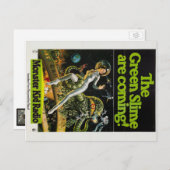 Slide Monster aus der Monster-Kid-Radio-Postkarte Postkarte (Vorne/Hinten)