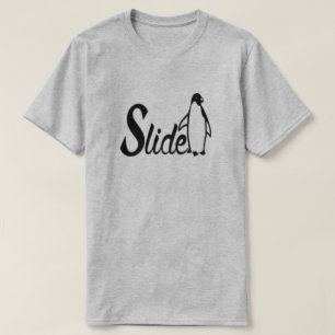Slide Penguin Spirit Animal Design T - Shirt