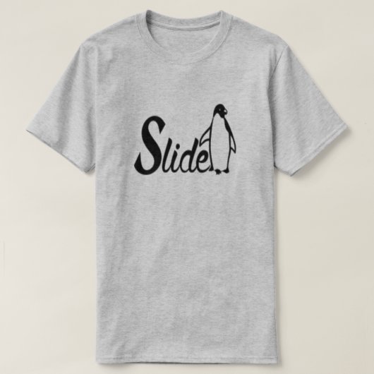 Slide Penguin Spirit Animal Design T - Shirt (Design vorne)