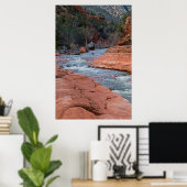 Slide Rock in Sedona, AZ 3590 Poster (Heimbüro)