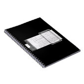 Slide Rule Notebook Notizblock (Rechte Seite)