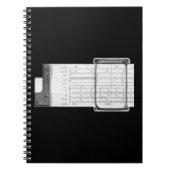 Slide Rule Notebook Notizblock (Vorderseite)