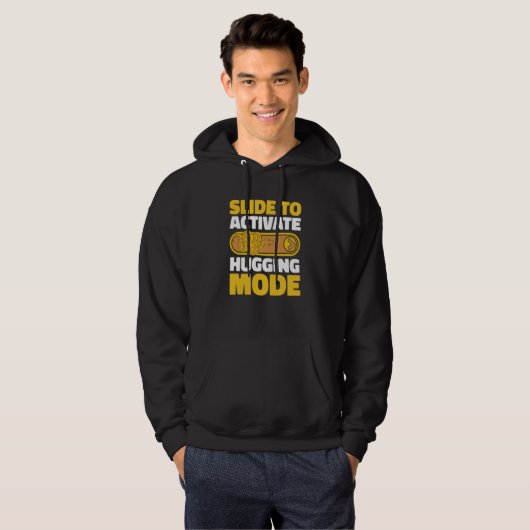Slide To Activate Hugging Mode Pythonidae Banana B Hoodie (Vorne ganz)