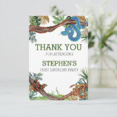 Slider auf über Snake Reptile Lover Geburtstag Dankeskarte (Stehend Vorderseite)