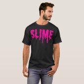 Slides Shirt Rosa Slime Geschenk Rosa Slide Premiu (Vorne ganz)