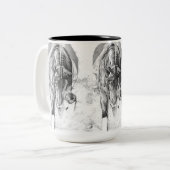 Slidin' in zweifarbige tasse (Vorderseite Links)