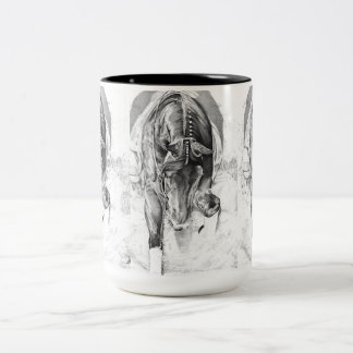 Slidin' in zweifarbige tasse