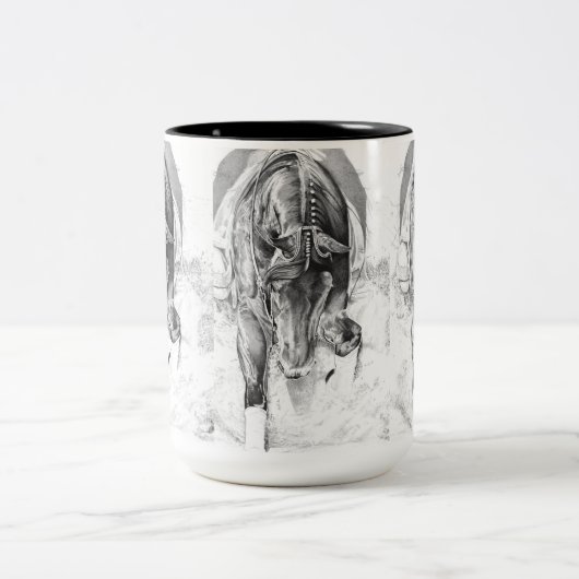 Slidin' in zweifarbige tasse (Mittel)