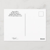 Sliding Adelie Penguin und Friend Postkarte (Rückseite)