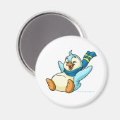 Sliding blue Bruce Magnet (Vorderseite/Rückseite)