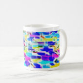 Sliding Color Lines Kaffeetasse (VorderseiteRechts)