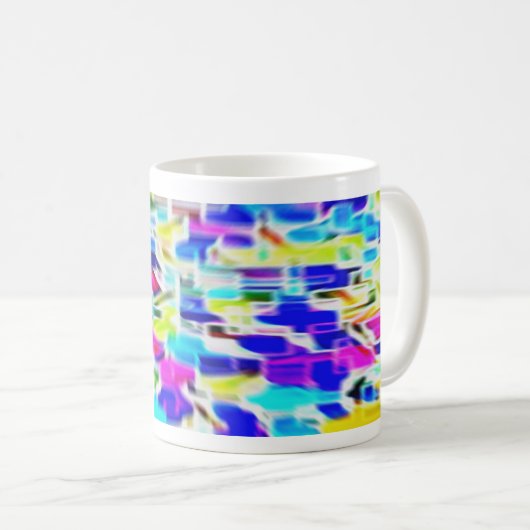 Sliding Color Lines Kaffeetasse (VorderseiteRechts)