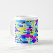 Sliding Color Lines Kaffeetasse (Vorderseite Links)