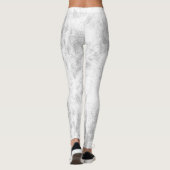 Slight Black Grunge Pencil Blotches Leggings (Rückseite)