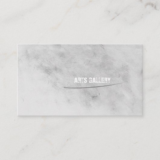 Slight Grey Grunge Pencil Blotches Visitenkarte (Vorderseite)