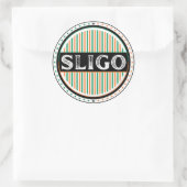 Sligo City Pride Emblem – Irish Identity Runder Aufkleber (Tasche)