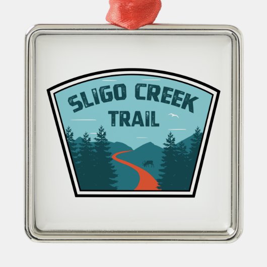 Sligo Creek Ornament Aus Metall (Vorne)