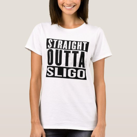 Sligo Ireland - Straight Outta Sligo - irisch T-Shirt (Vorderseite)