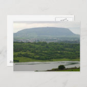 Sligo und Knocknara Postkarte (Vorne/Hinten)
