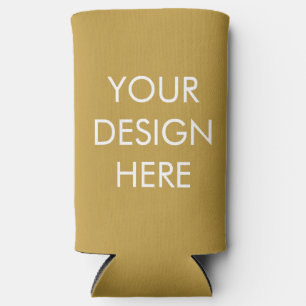 Slim Boho Color Scheme - Blank Can Cooler Selters Dosenkühler