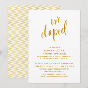 Slim Gold Chevron Wir Sind Geflüchtet Nach Der Hoc Einladung