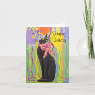 SLIM KITTY, GEBURTSKARTE KARTE