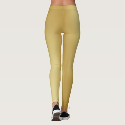 Slim Look Soft Gold Gradient Leggings (Rückseite)