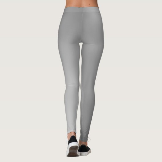 Slim Look Soft Silver Gradient Leggings (Rückseite)