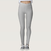 Slim Look Soft Silver Gradient Leggings (Vorderseite)