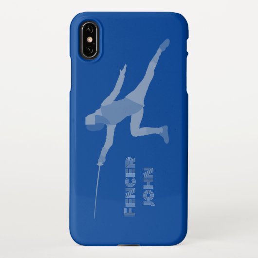 Slim Phone Case für Fencer - Glossy iPhone Hülle (Rückseite)
