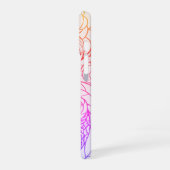 Slim Rainbow Doodle iPhone 16 Fall Hülle (Linke Seite)
