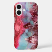 Slim Red World Phone Case iPhone 16 (Rückseite)