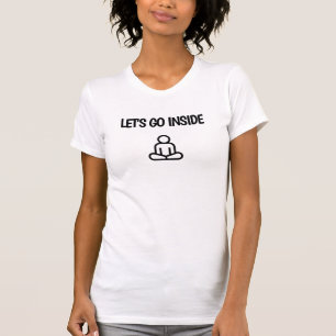 Slim T-Shirt für Frauen Lass uns reingehen