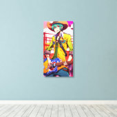 Slim Walker Leinwanddruck (Insitu (Holzboden))